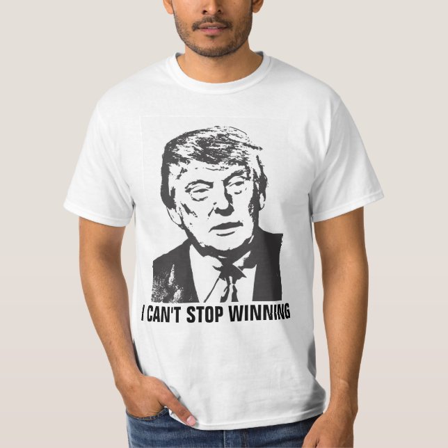 Camiseta Os t-shirt engraçados de Donald Trump, NÃO PODEM (Frente)