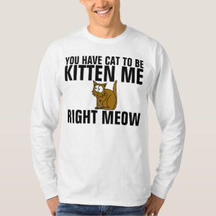 Camiseta Os t-shirt engraçados os mais engraçados do gato,