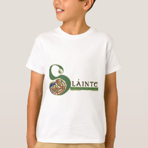 Camiseta Os t-shirt & os Hoodies do miúdo celta, Slainte