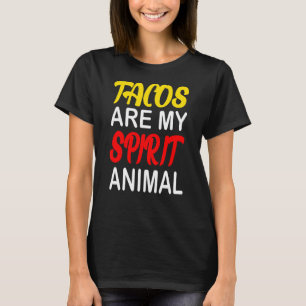 Camiseta Os Tacos São O Meu Espírito Animal, Animal Mexican