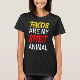 Camiseta Os Tacos São O Meu Espírito Animal, Animal Mexican