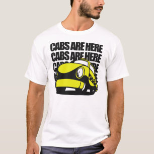 Camiseta Os táxis estão aqui