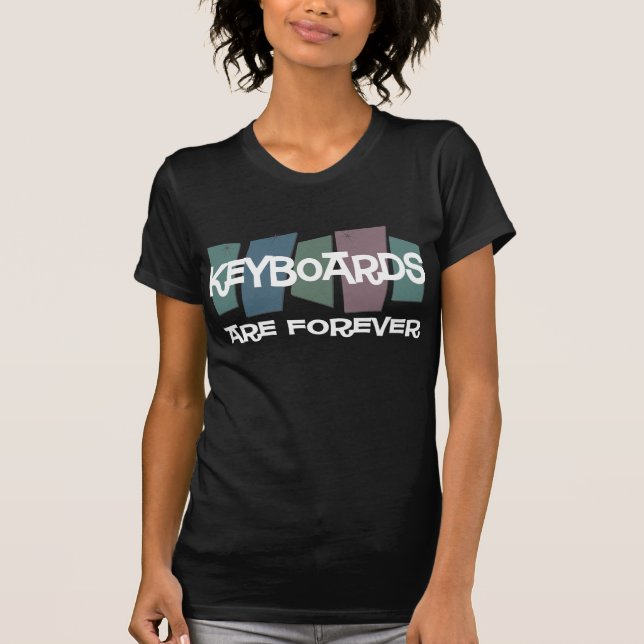 Camiseta Os teclados são Forever (Frente)