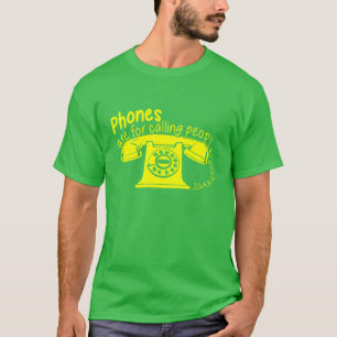 Camiseta Os telefones são chamando pessoas