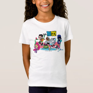Camiseta Os titã adolescentes vão! aproximações Tentacl