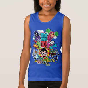 Camiseta Os titã adolescentes vão! gráfico da seta da