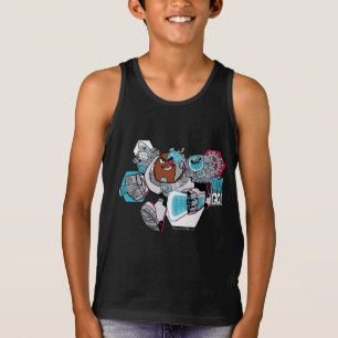 Camiseta Os titã adolescentes vão! gráfico do arsenal do
