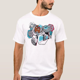 Camiseta Os titã adolescentes vão! gráfico do arsenal do