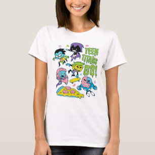 Camiseta Os titã adolescentes vão! gráfico Gnarly da piz