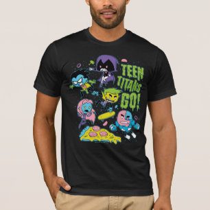 Camiseta Os titã adolescentes vão! gráfico Gnarly da piz