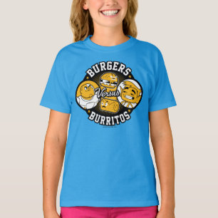 Camiseta Os titã adolescentes vão! hamburgueres de   cont