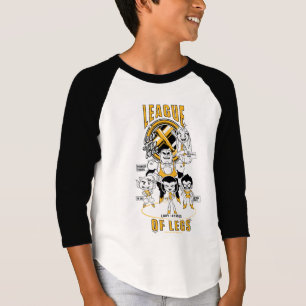 Camiseta Os titã adolescentes vão! liga de dos pés