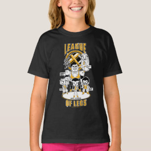 Camiseta Os titã adolescentes vão! liga de dos pés