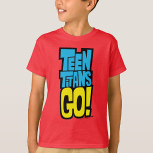 Camiseta Os titã adolescentes vão! logotipo de
