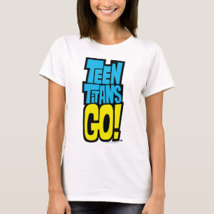Camiseta Os titã adolescentes vão! logotipo de