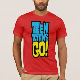 Camiseta Os titã adolescentes vão! logotipo de