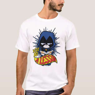 Camiseta Os titã adolescentes vão! O corvo de   "aprendeu