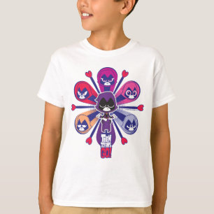 Camiseta Os titã adolescentes vão! O Emoticlones do corvo