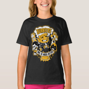Camiseta Os titã adolescentes vão! O menino "Burritos do