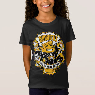 Camiseta Os titã adolescentes vão! O menino "Burritos do