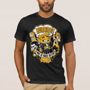 Camiseta Os titã adolescentes vão! O menino "Burritos do