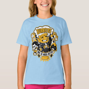 Camiseta Os titã adolescentes vão! O menino "Burritos do
