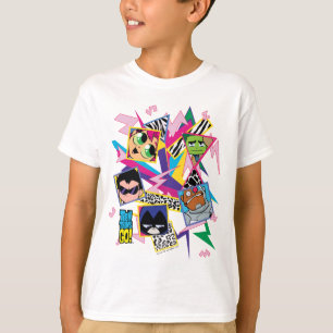 Camiseta Os titã adolescentes vão! os anos 90 retros de
