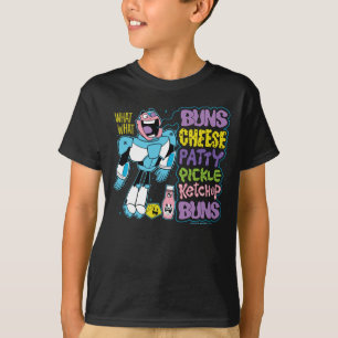 Camiseta Os titã adolescentes vão! rap do hamburguer do