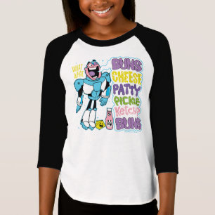 Camiseta Os titã adolescentes vão! rap do hamburguer do