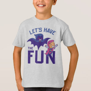 Camiseta Os titã adolescentes vão! Starfire & corvo "t