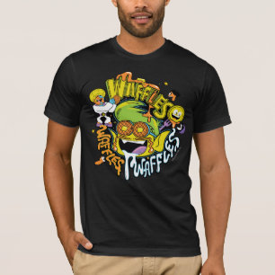 Camiseta Os titã adolescentes vão! Waffles do menino do