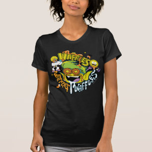 Camiseta Os titã adolescentes vão! Waffles do menino do