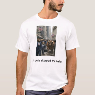 Camiseta Os touros saltaram o alfaiate