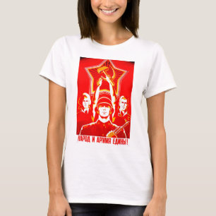 Camiseta Os trabalhadores do t-shirt do mundo unem-se