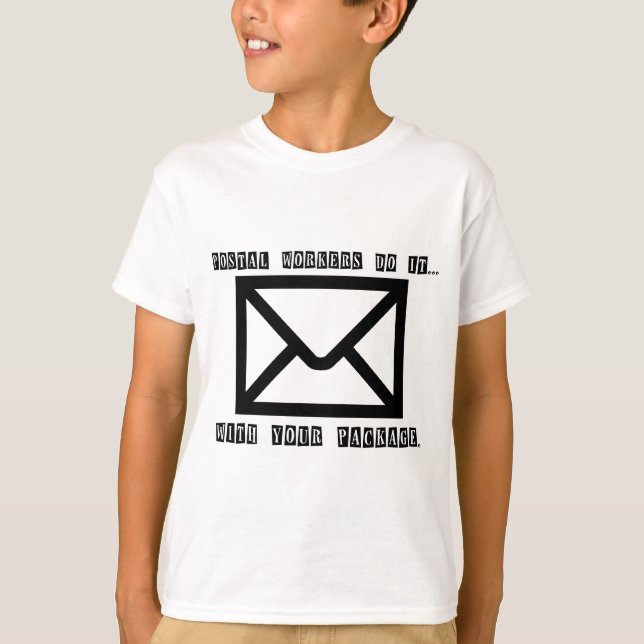 Camiseta Os Trabalhadores Dos Correios Fazem... Com Seu Pac (Frente)