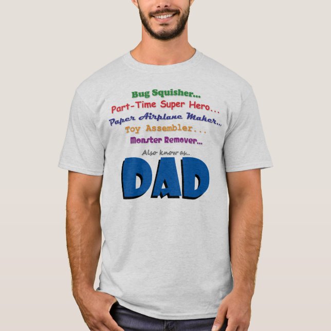 Camiseta Os trabalhos do pai (Frente)