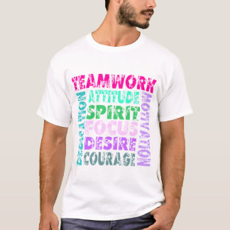 Camiseta Os trabalhos em equipe de VolleyChick