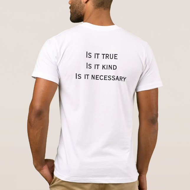 Camiseta Os Três Antes de Falar (Verso)