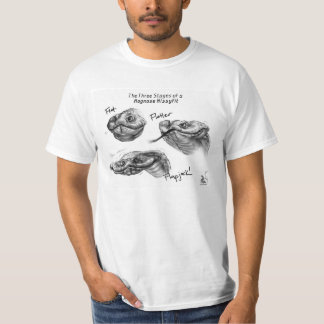 Camiseta "Os três palcos de um Hognose Hissyfit "