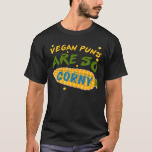 Camiseta Os trocadilhos de Vegan são tão magras / vegetaria