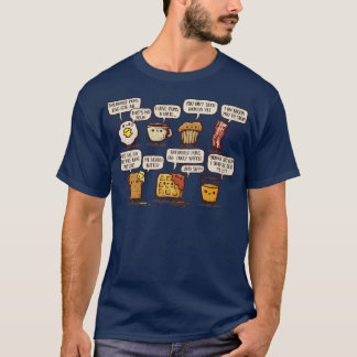 Camiseta Os trocadilhos do café da manhã são Waffle