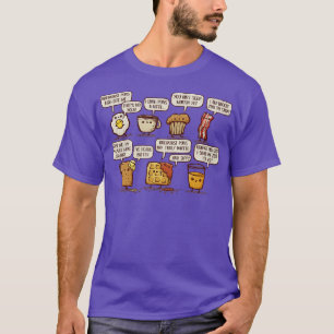 Camiseta Os trocadilhos do café da manhã são Waffle