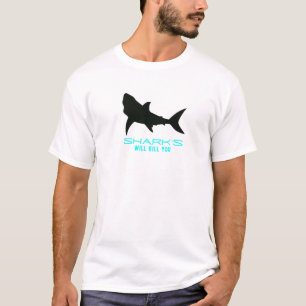 CAMISETA OS TUBARÕES VÃO MATAR QUE VOCÊ CITAR