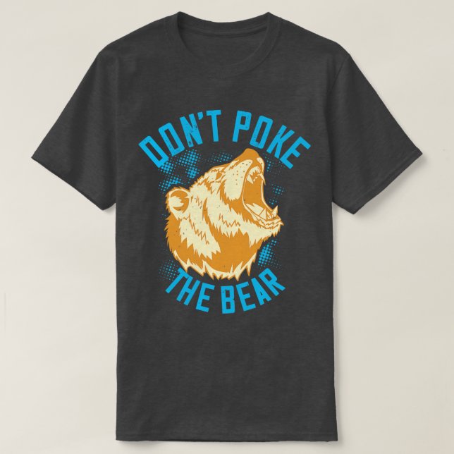 Camiseta Os Ursos Não Batiram O Urso (Frente do Design)