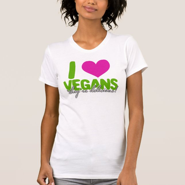 Camiseta Os Vegans são deliciosos (Frente)