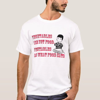 Camiseta Os vegetais não são alimento