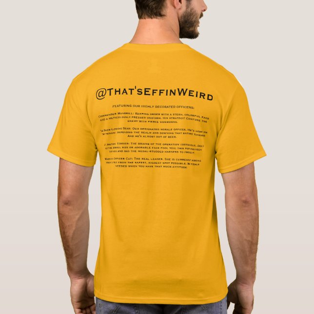 Camiseta Os Verdadeiros Heróis  (Verso)