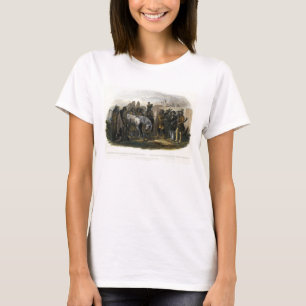 Camiseta Os viajantes que encontram indianos de Minatarre