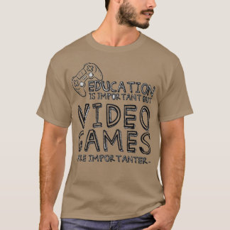 Camiseta Os videos games São Importantes