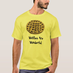 Camiseta Os Waffles são maravilhosos